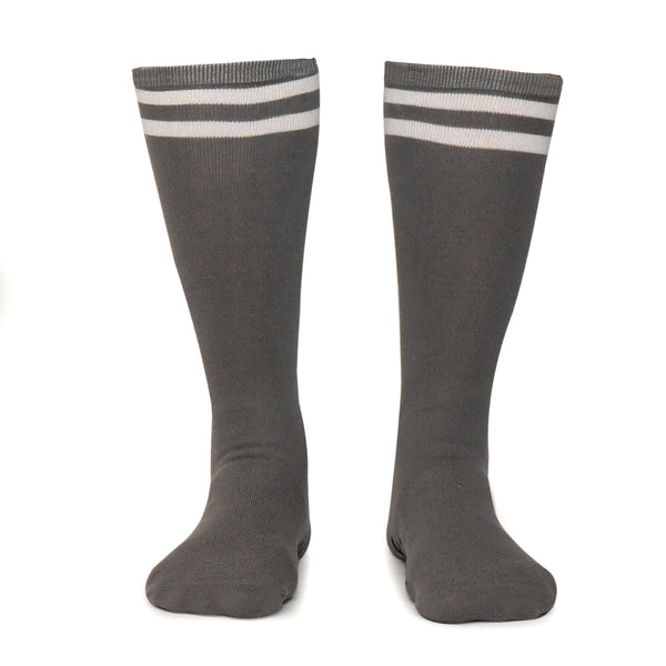 Please Bring Me Wine Socks - Gray and Black